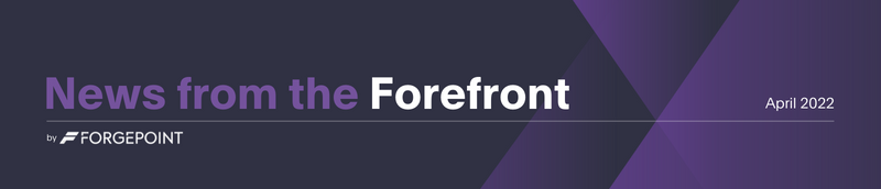 Newsletter Header News from the Forefront April 2022